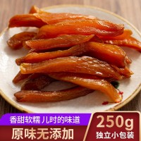 農(nóng)家地瓜干食品香甜軟果干零食250g獨(dú)立小包裝紅薯條批發(fā)紅薯干